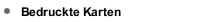 Bedruckte Karten